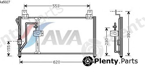  AVA QUALITY COOLING part KA5027 Condenser, air conditioning