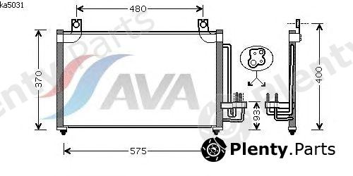  AVA QUALITY COOLING part KA5031 Condenser, air conditioning