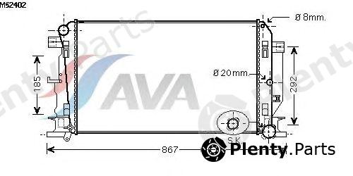 AVA QUALITY COOLING part MS2402 Radiator, engine cooling