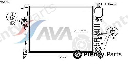  AVA QUALITY COOLING part MS2447 Radiator, engine cooling