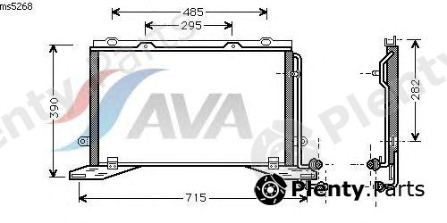  AVA QUALITY COOLING part MSA5268 Condenser, air conditioning