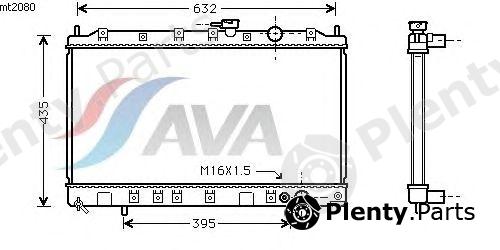  AVA QUALITY COOLING part MT2080 Radiator, engine cooling