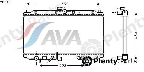  AVA QUALITY COOLING part MT2112 Radiator, engine cooling