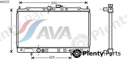  AVA QUALITY COOLING part MT2123 Radiator, engine cooling