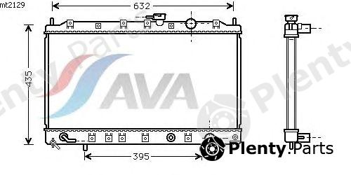  AVA QUALITY COOLING part MT2129 Radiator, engine cooling