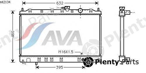  AVA QUALITY COOLING part MT2134 Radiator, engine cooling