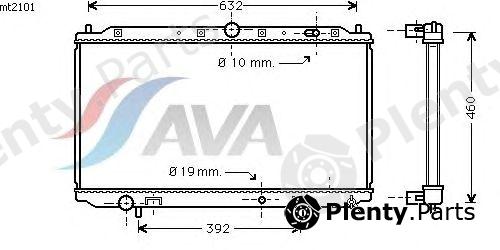  AVA QUALITY COOLING part MTA2101 Radiator, engine cooling