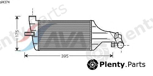  AVA QUALITY COOLING part OL4374 Intercooler, charger