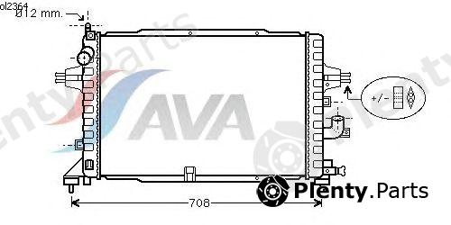  AVA QUALITY COOLING part OLA2364 Radiator, engine cooling