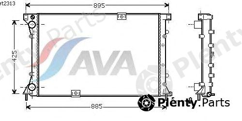  AVA QUALITY COOLING part RT2313 Radiator, engine cooling