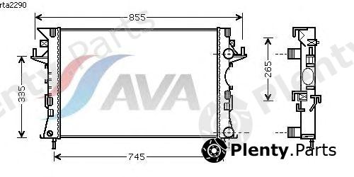  AVA QUALITY COOLING part RTA2290 Radiator, engine cooling
