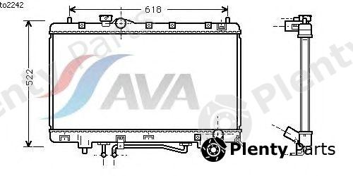  AVA QUALITY COOLING part TO2242 Radiator, engine cooling
