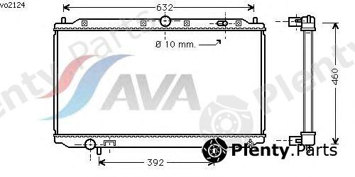  AVA QUALITY COOLING part VO2124 Radiator, engine cooling