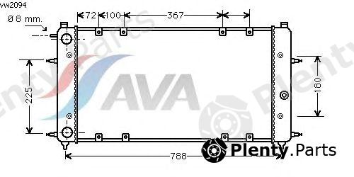  AVA QUALITY COOLING part VW2094 Radiator, engine cooling