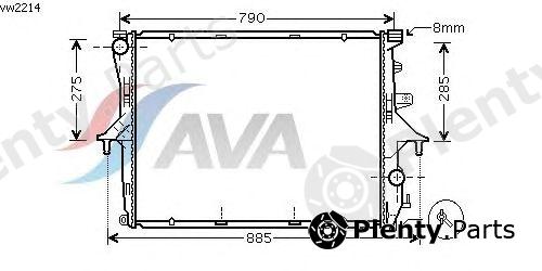  AVA QUALITY COOLING part VW2214 Radiator, engine cooling