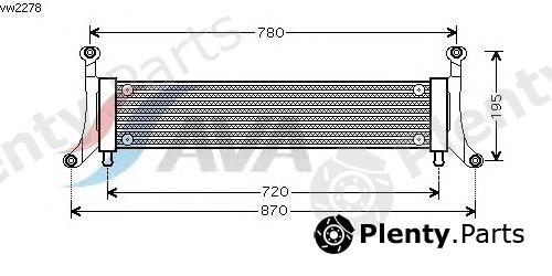  AVA QUALITY COOLING part VW2278 Radiator, engine cooling