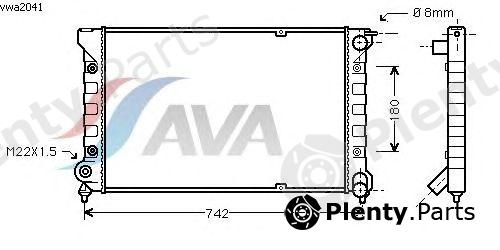  AVA QUALITY COOLING part VWA2041 Radiator, engine cooling
