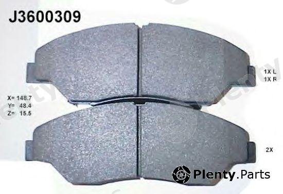  NIPPARTS part J3600309 Brake Pad Set, disc brake