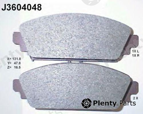  NIPPARTS part J3604048 Brake Pad Set, disc brake