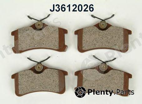  NIPPARTS part J3612026 Brake Pad Set, disc brake