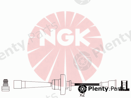  NGK part 4104 Ignition Cable Kit