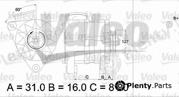  VALEO part 436632 Alternator