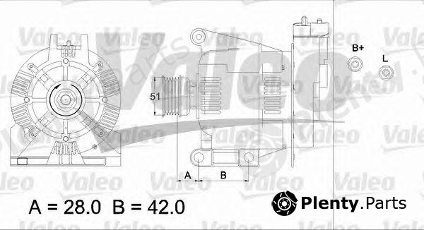 VALEO part 436732 Alternator