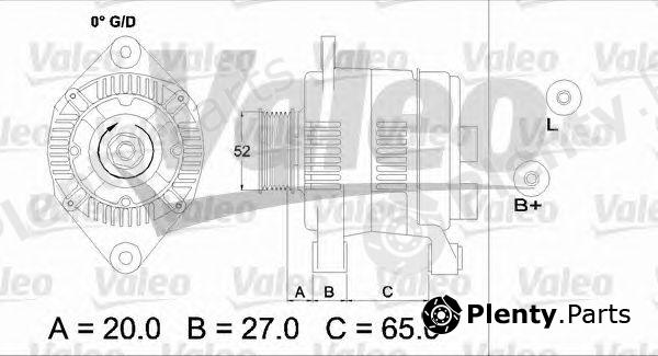  VALEO part 437141 Alternator
