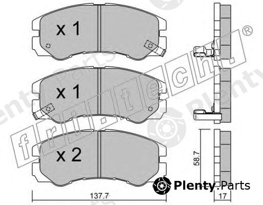  fri.tech. part 366.0 (3660) Brake Pad Set, disc brake
