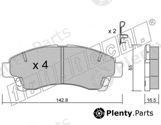 fri.tech. part 410.0 (4100) Brake Pad Set, disc brake
