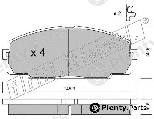  fri.tech. part 449.0 (4490) Brake Pad Set, disc brake