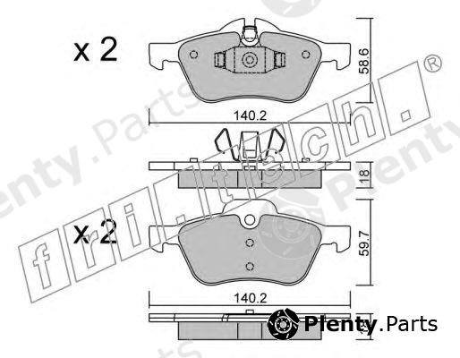  fri.tech. part 571.0 (5710) Brake Pad Set, disc brake
