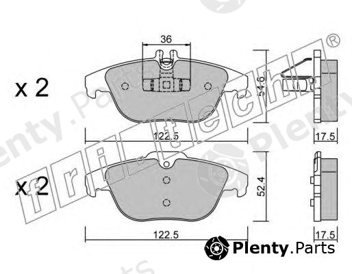  fri.tech. part 682.0 (6820) Brake Pad Set, disc brake