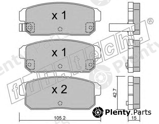  fri.tech. part 749.0 (7490) Brake Pad Set, disc brake