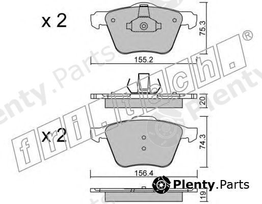  fri.tech. part 615.1 (6151) Brake Pad Set, disc brake