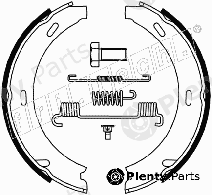  fri.tech. part 1052.117K (1052117K) Brake Shoe Set, parking brake