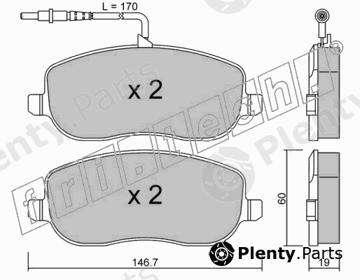  fri.tech. part 546.0 (5460) Brake Pad Set, disc brake
