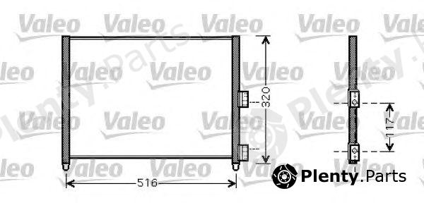  VALEO part 818020 Condenser, air conditioning