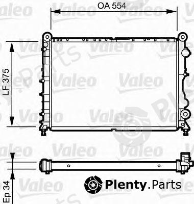  VALEO part 730838 Radiator, engine cooling