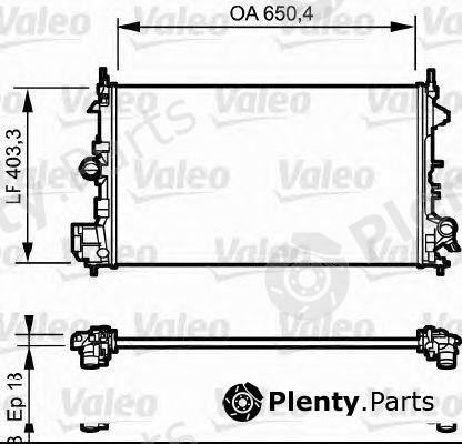  VALEO part 734981 Radiator, engine cooling