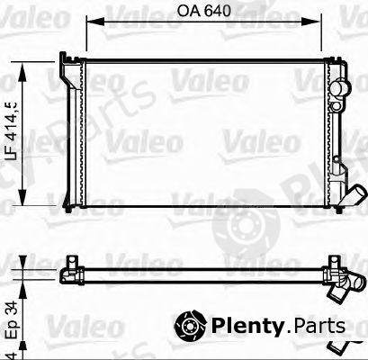  VALEO part 819428 Radiator, engine cooling