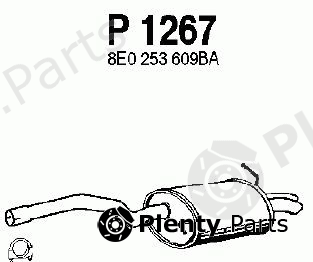  FENNO part P1267 End Silencer