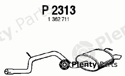  FENNO part P2313 End Silencer