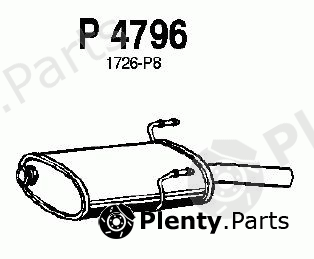  FENNO part P4796 End Silencer