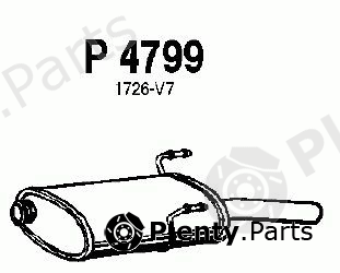  FENNO part P4799 End Silencer