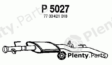  FENNO part P5027 Middle Silencer