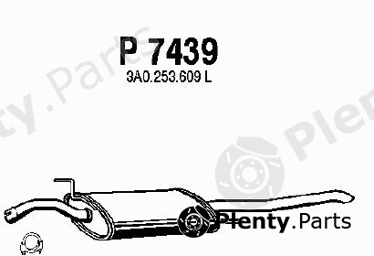  FENNO part P7439 End Silencer