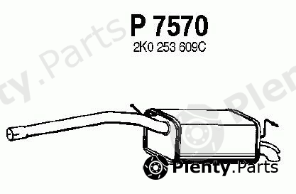  FENNO part P7570 End Silencer