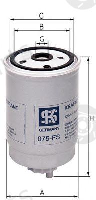  KOLBENSCHMIDT part 50013475 Fuel filter