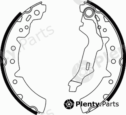  FERODO part FSB591 Brake Shoe Set